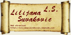 Lilijana Šuvaković vizit kartica